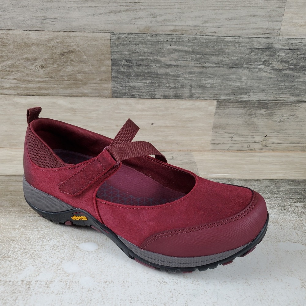 Dansko Primrose Womens Mary Jane Flat Shoes Sz 6.5 - 7 Wine Suede Waterproof